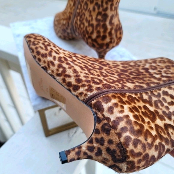 New! J Crew Fiona Kitten-heel Ankle Boots Calf Hair - Picture 4 of 6
